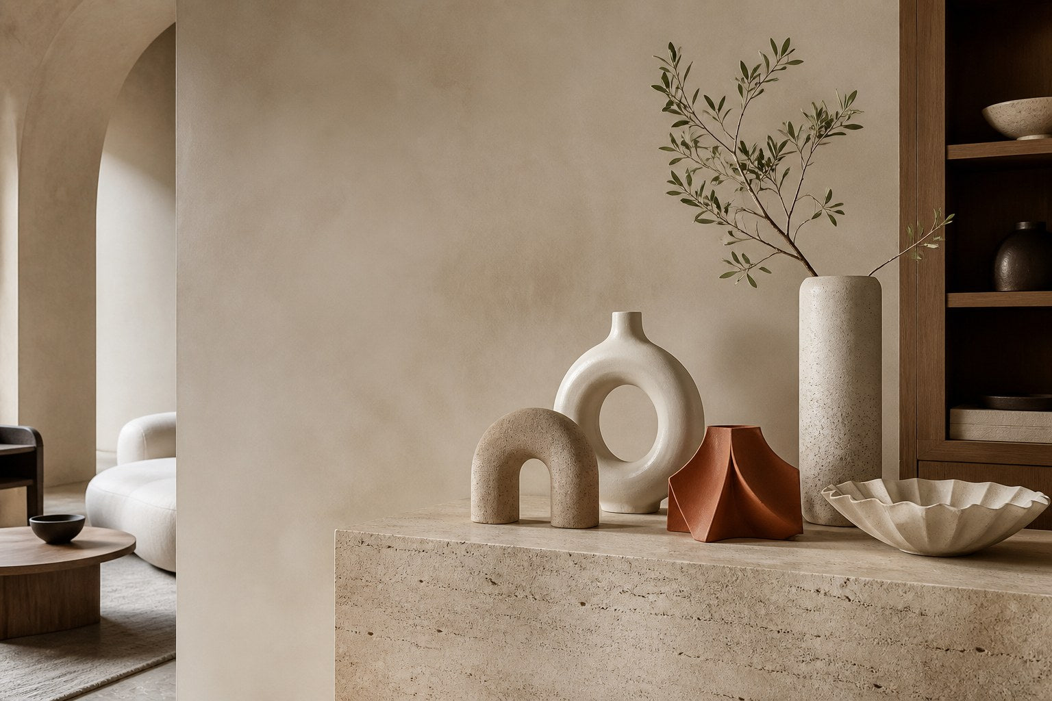 Coveintra ceramic decor in a modern interior